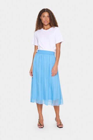 SAINT TROPEZ Skirt 'Coral' in Blue