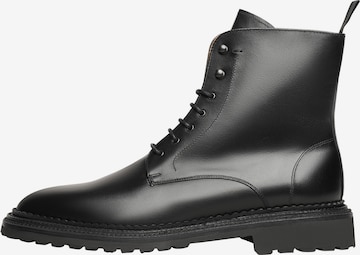 Henry Stevens Schnürboots Rahmengenäht ' Winston PDB1 ' in Schwarz