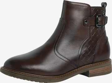 TAMARIS Bootie in Brown: front