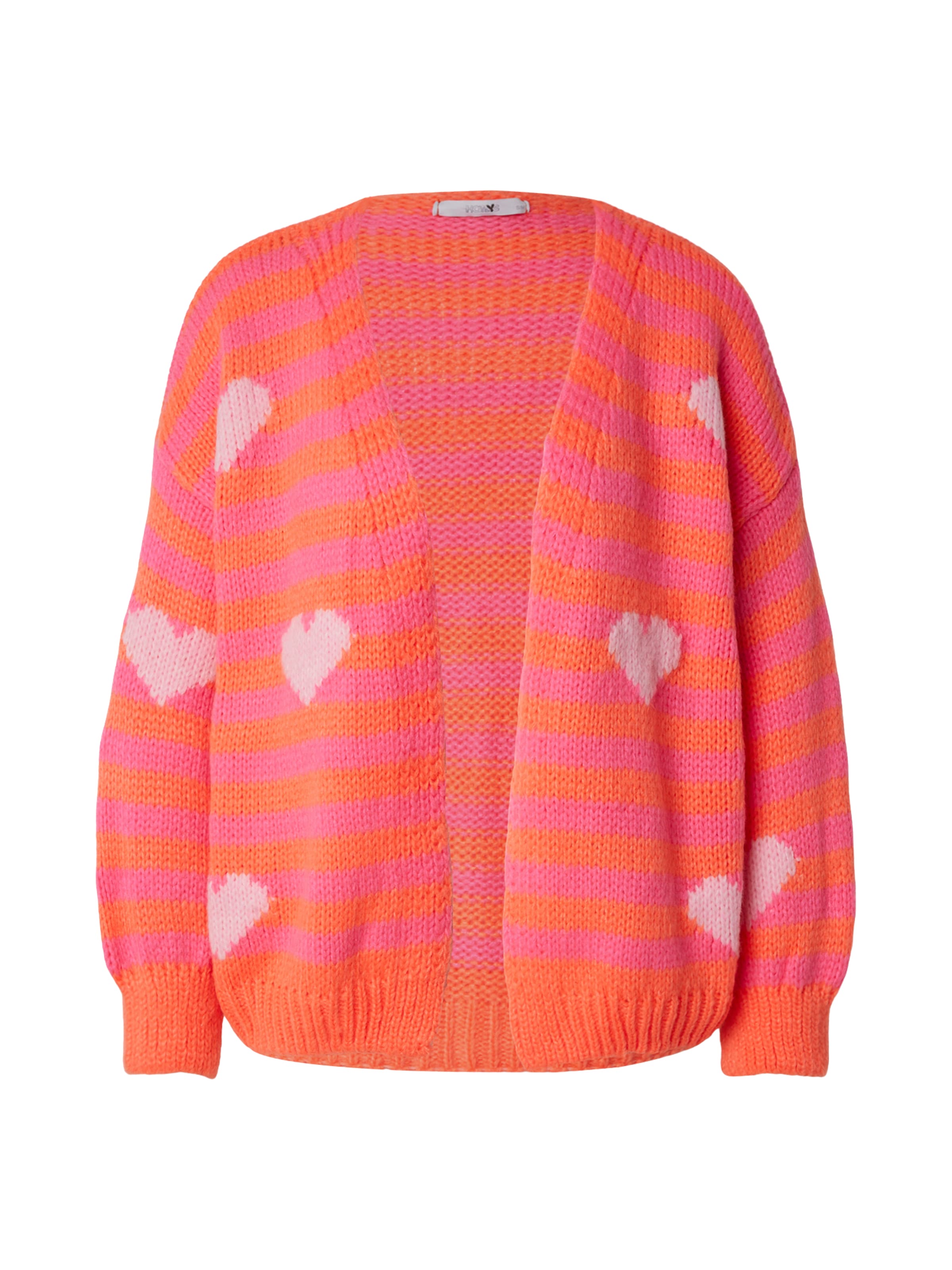 Hailys Knit Cardigan 'Ka44rena' in Orange: front