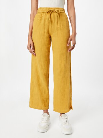 JDY Loose fit Pants 'THEIS' in Yellow: front