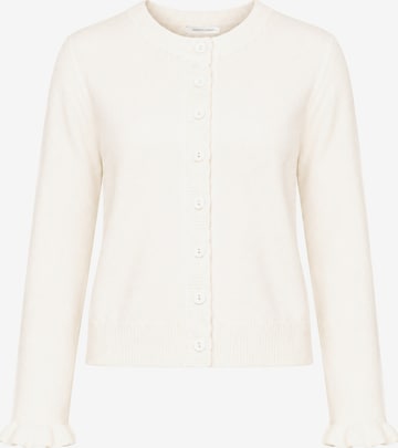 SASSYCLASSY Knit cardigan in White: front