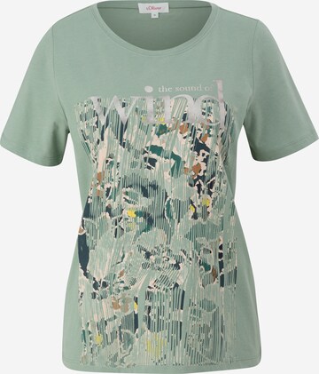 s.Oliver Shirt in Groen: voorkant