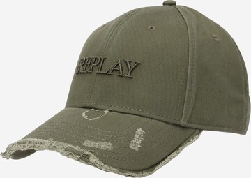 REPLAY Cap in Green: front