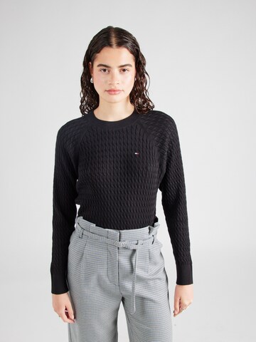 TOMMY HILFIGER Pullover in Schwarz: Vorderseite