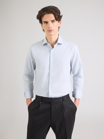 Michael Kors Slim fit Overhemd in Blauw: voorkant