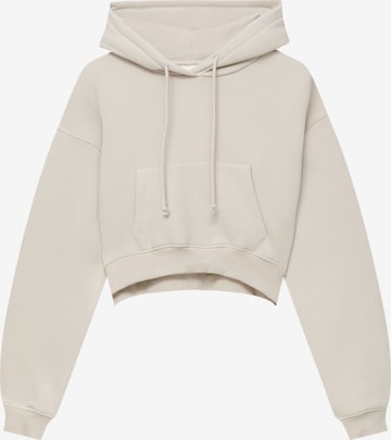 Pull&Bear Sweatshirt i beige: forside