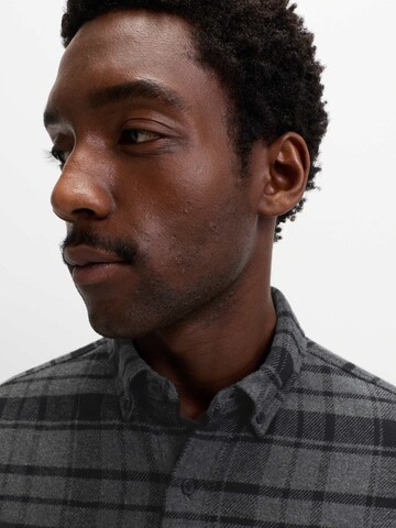 Marks & Spencer Regular Fit Hemd in Grau