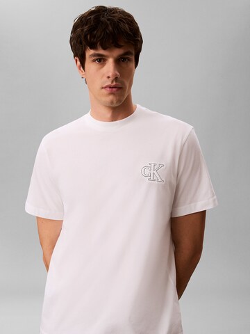 T-Shirt Calvin Klein Jeans en blanc