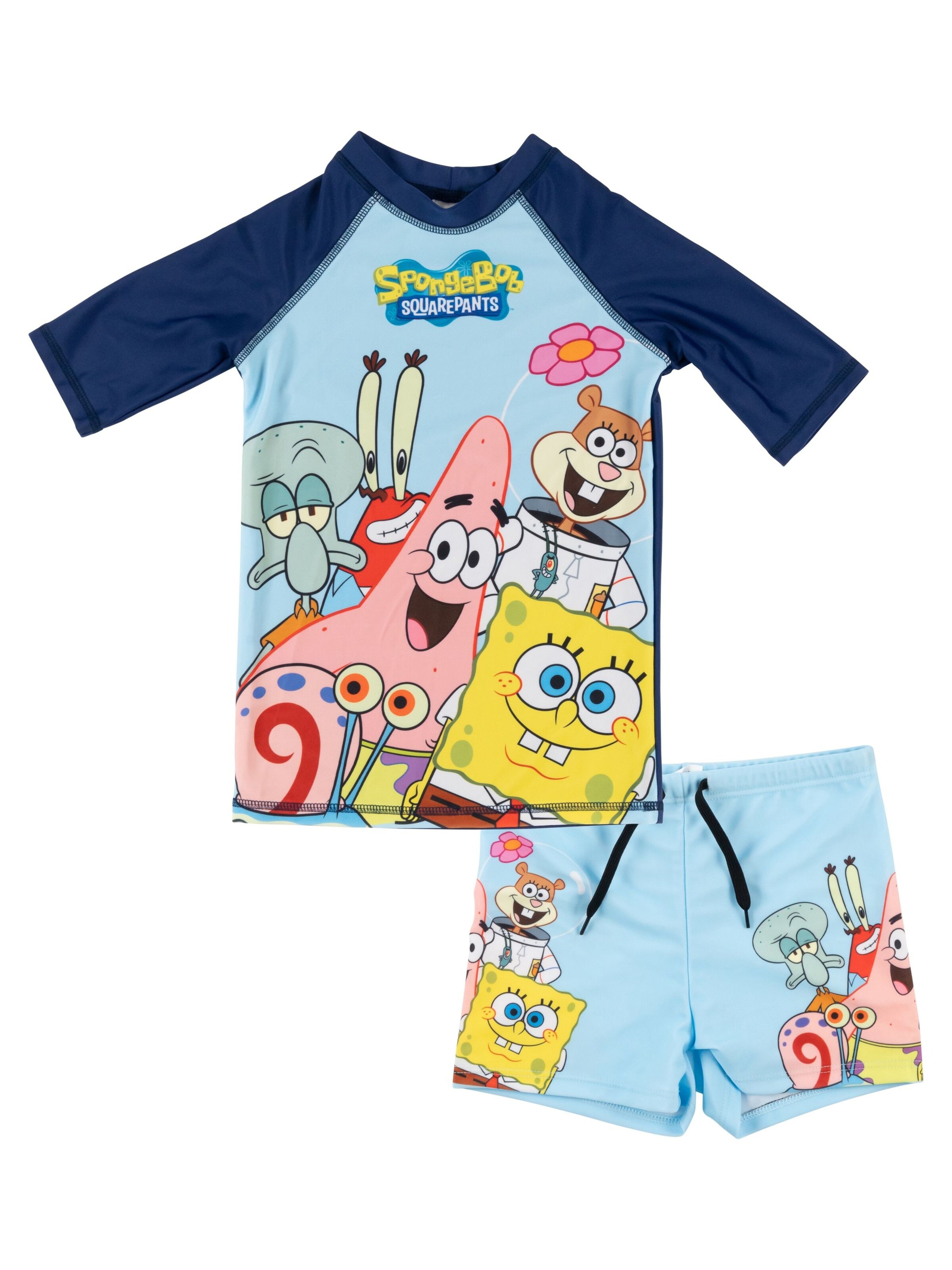 SpongeBob Sportbademode‌ in Blau: Vorderseite