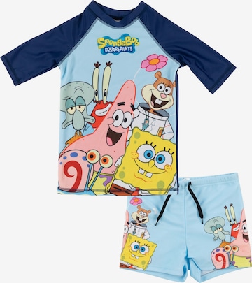 SpongeBob Sportbademode in Blau: Vorderseite