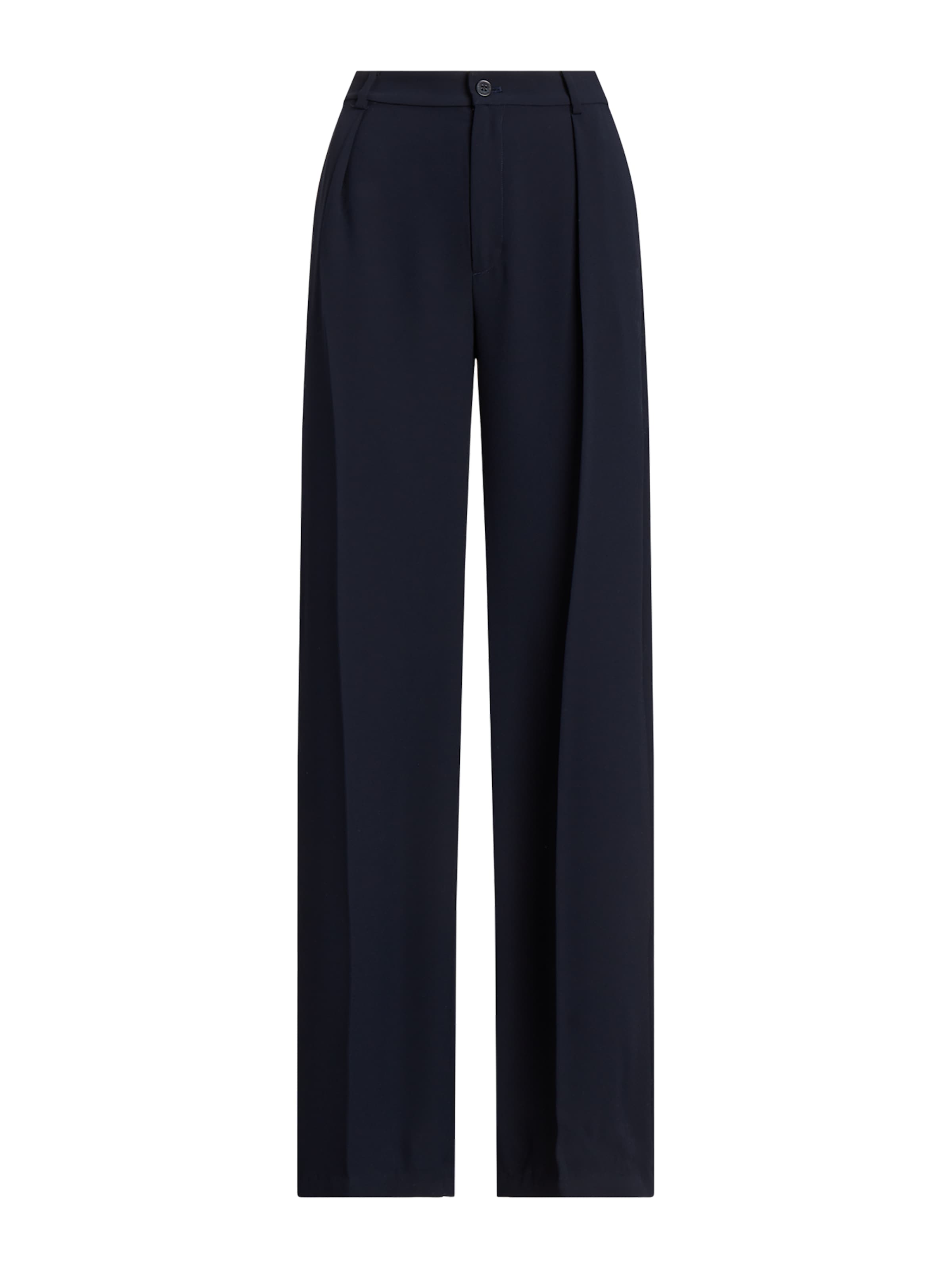 Wide leg Pantaloni con pieghe di Lauren Ralph Lauren in blu: frontale