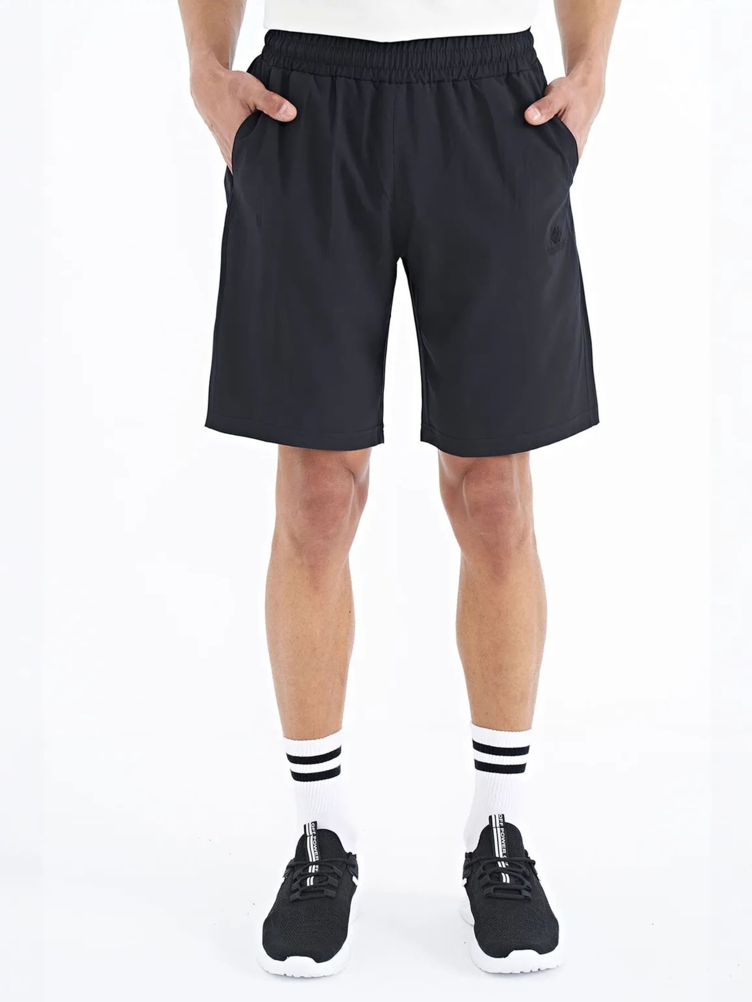 Pantalon Tommy Life en noir : devant