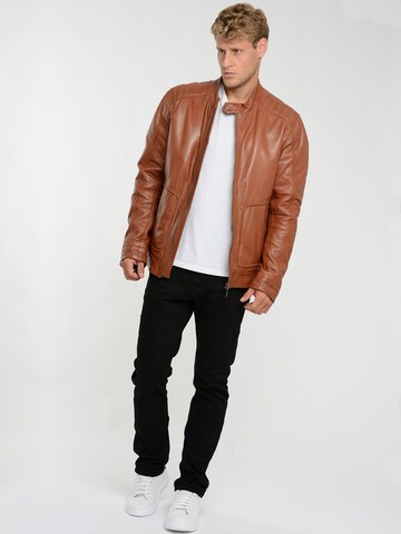 JCC Lederjacke in Braun