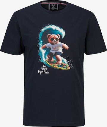 19V69 ITALIA Shirt 'Rafael Pipe' in Blauw: voorkant