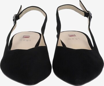 Högl Ballet Flats with Strap in Black