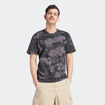 ADIDAS ORIGINALS Shirt 'Graphics Camo' in Grey: front