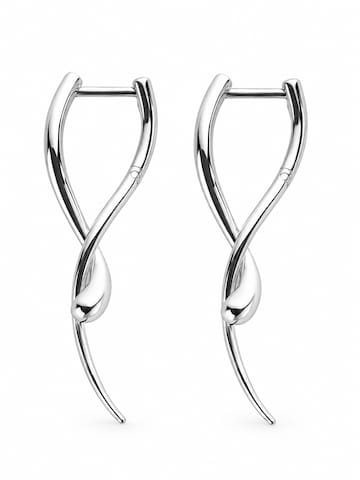 REYTEL Ohrringe 'LIEN'‌‌‌‌‌‌ in Silber: Vorderseite