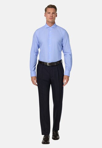 Coupe slim Chemise Boggi Milano en bleu