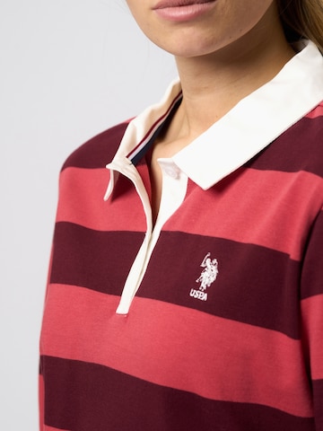 U.S. POLO ASSN. Sweatshirt 'Kamille' i rød