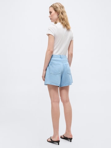 MSCH COPENHAGEN Wide leg Jeans 'Saphina' in Blauw