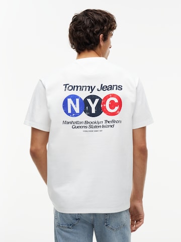 Tommy Jeans Tričko 'NYC' – bílá