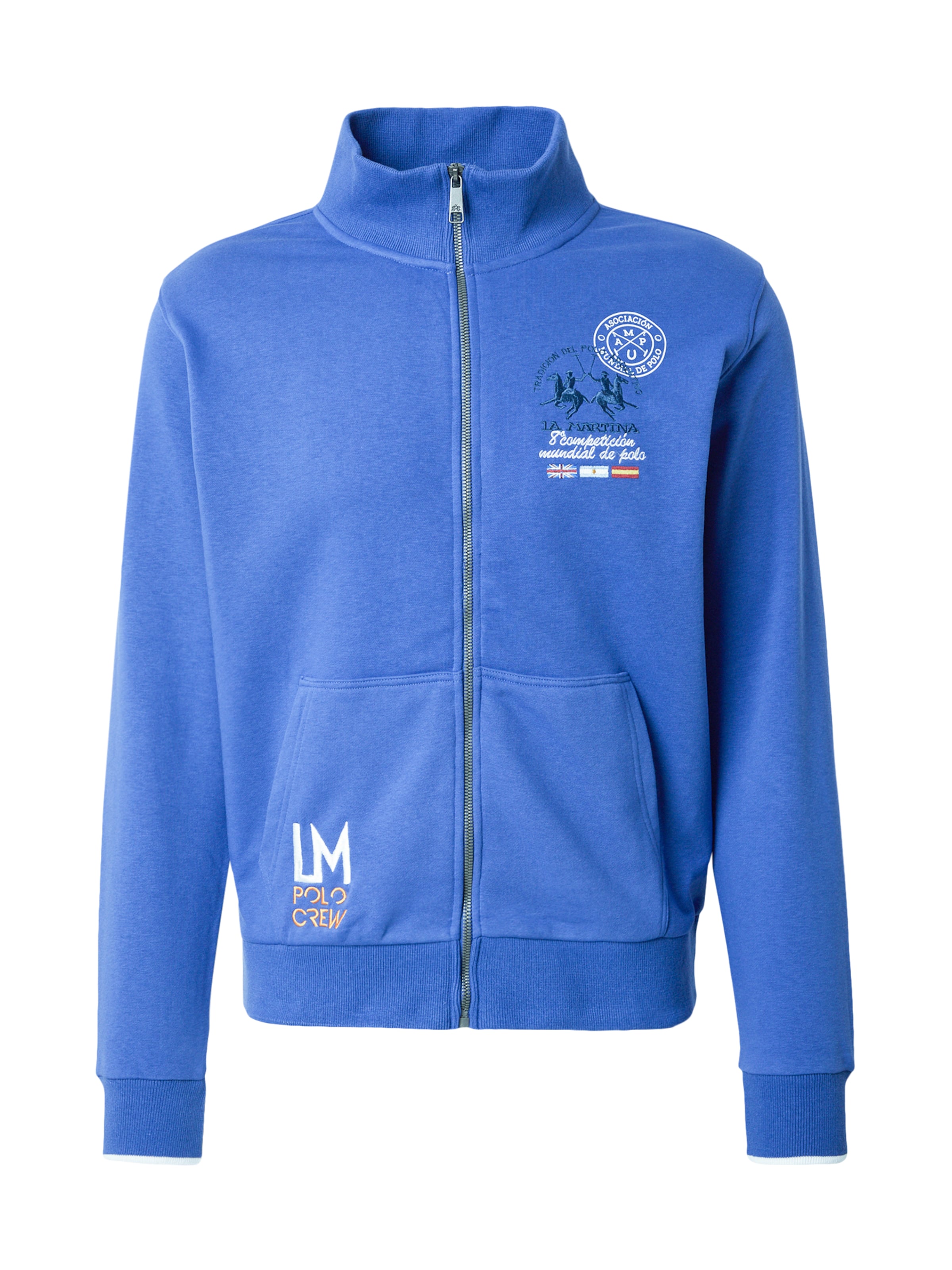 La Martina Sweatjacka i blå: framsida