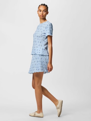 PIECES Rock in Blau