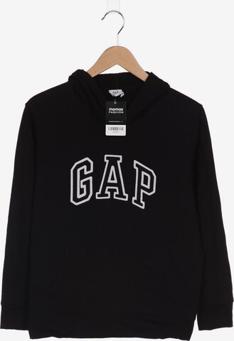 GAP Sweatshirt & Zip-Up Hoodie in XL in Black: front