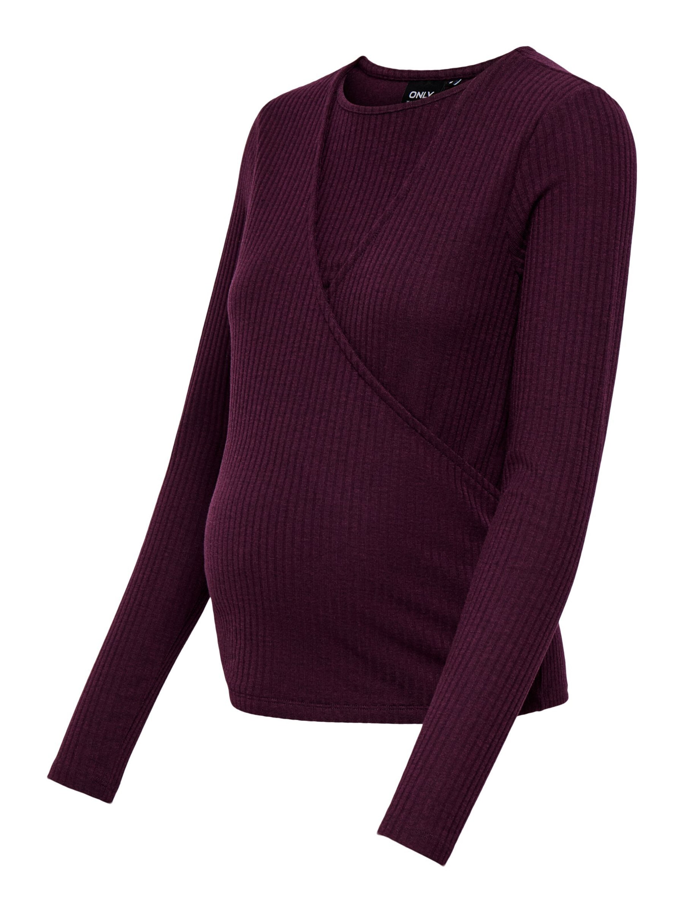 Only Maternity Shirt 'OLMKAILA' in Rot