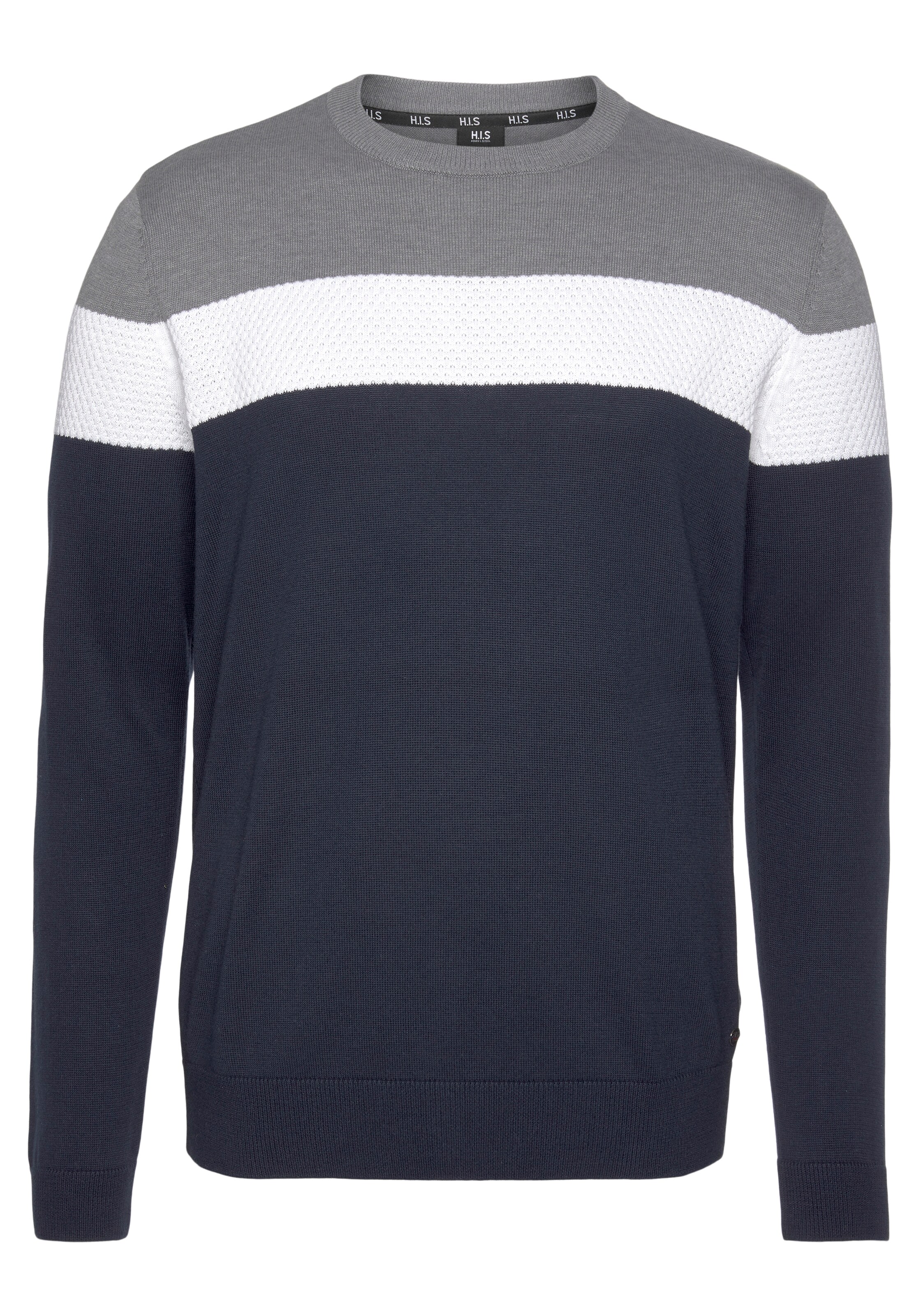 H.I.S Pullover in Blau: Vorderseite