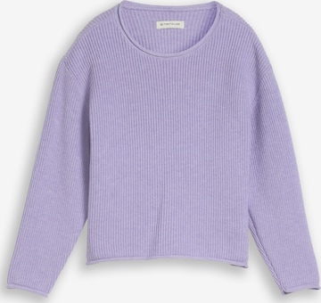 TOM TAILOR Sweater in Purple: front