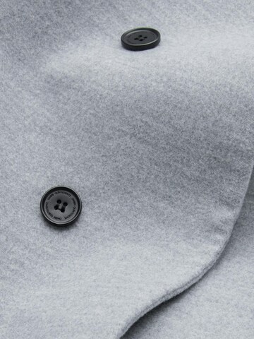 Ombre Between-Seasons Coat in Grey