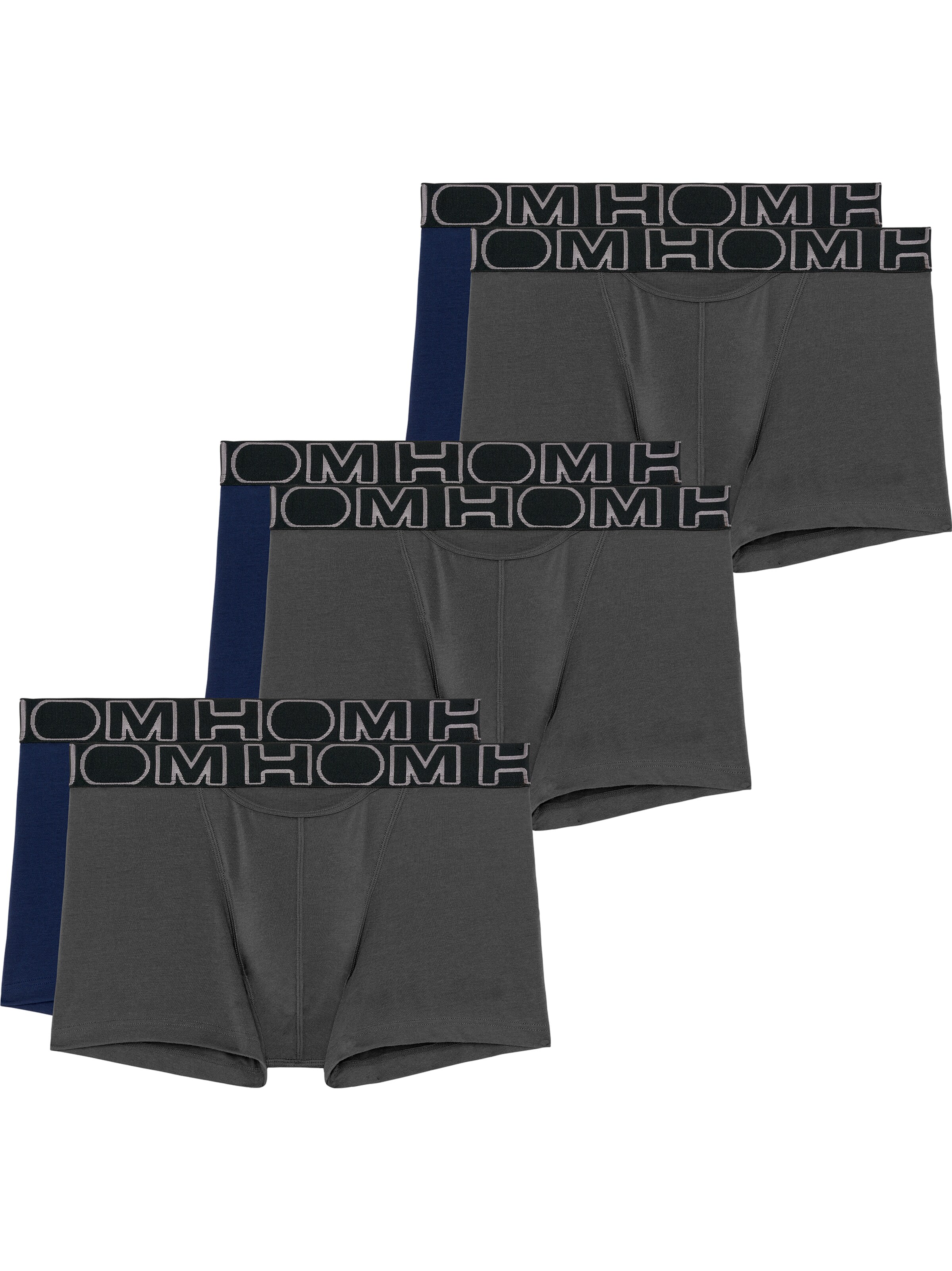 HOM Retro Boxer ' Boxerlines HO1 ' in Blau: Vorderseite