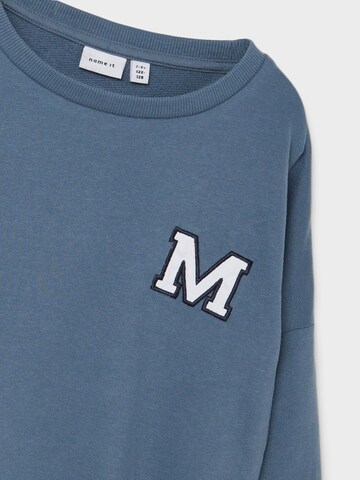 NAME IT Sweatshirt 'Kollege' in Blau