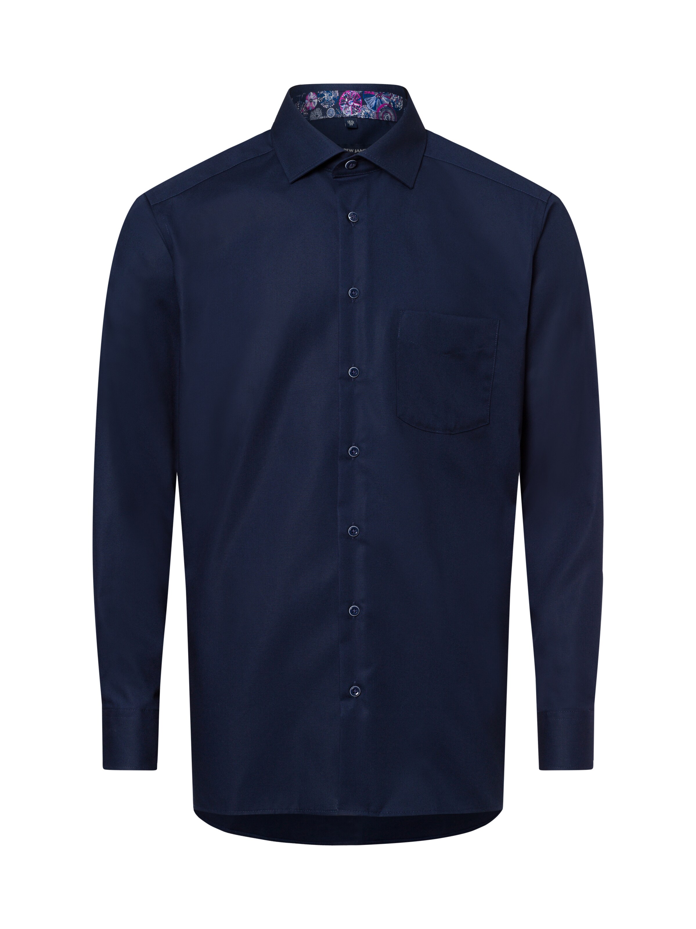 Andrew James Hemd in Blau: Vorderseite