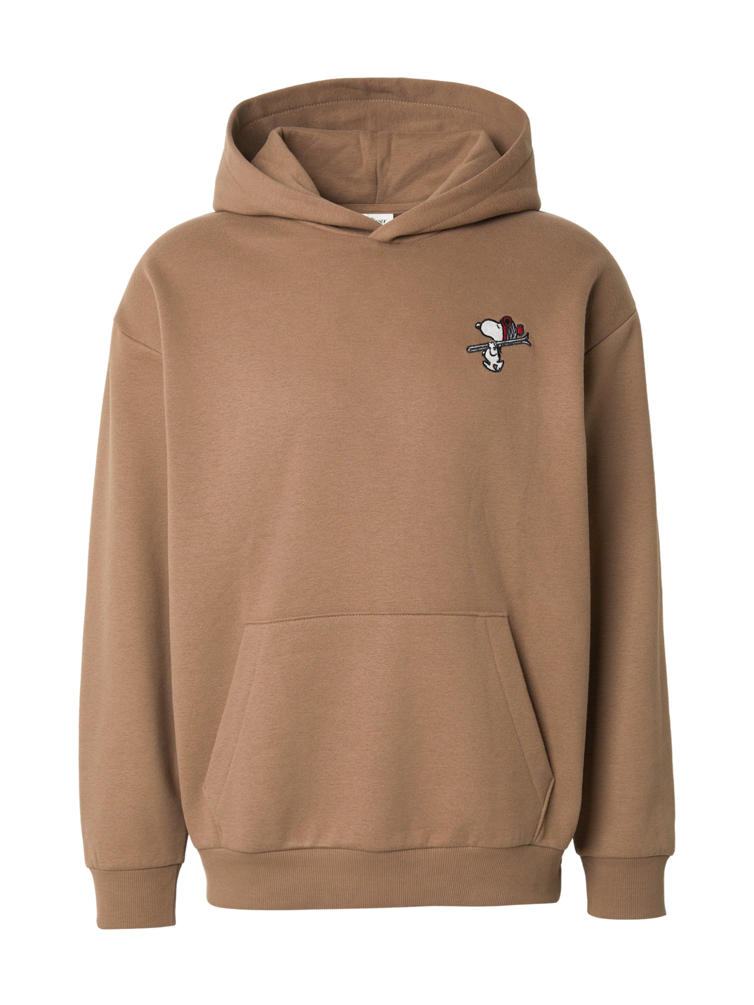 s.OliverSweater majica - smeđa boja: prednji dio