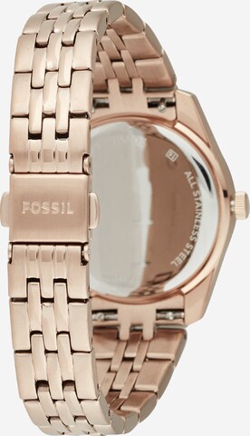 FOSSIL Analog klocka 'SCARLETTE' i brun