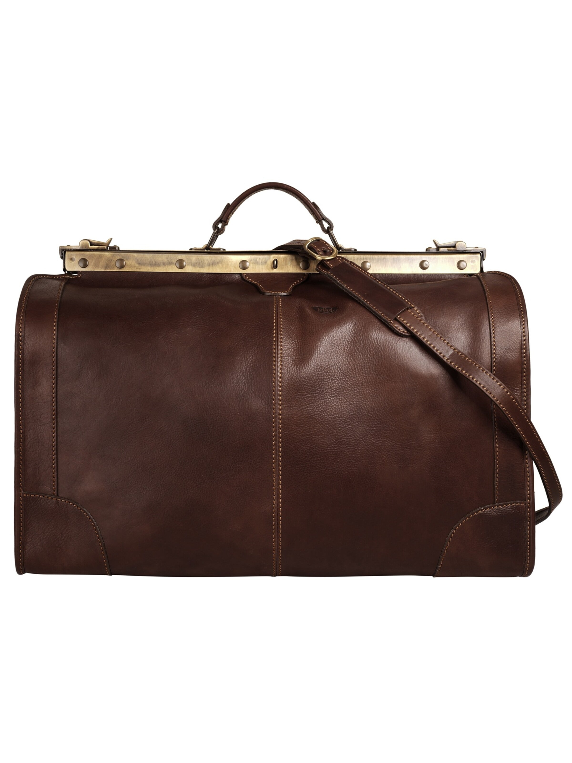 piké - Bolsa de viaje 'LOMBARDIA GRANDE' en marrón: frente