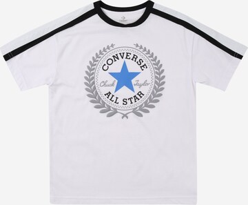 CONVERSE T-shirt 'CLUB' i vit: framsida