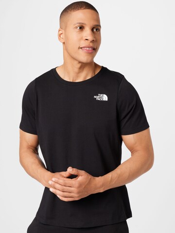 THE NORTH FACE Shirt in Zwart: voorkant