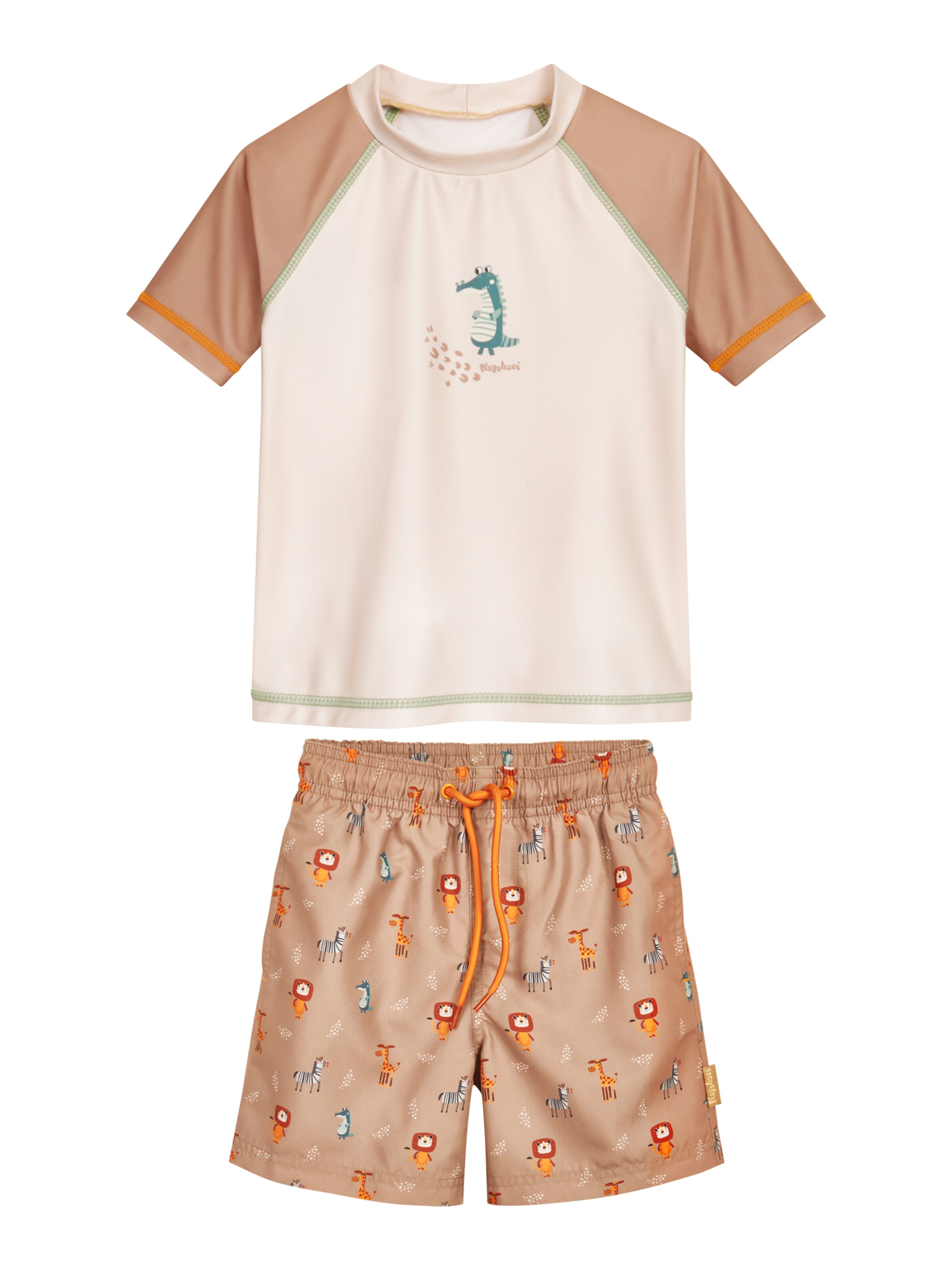 PLAYSHOES UV-zaščita 'Wildtiere' | rjava barva: sprednja stran