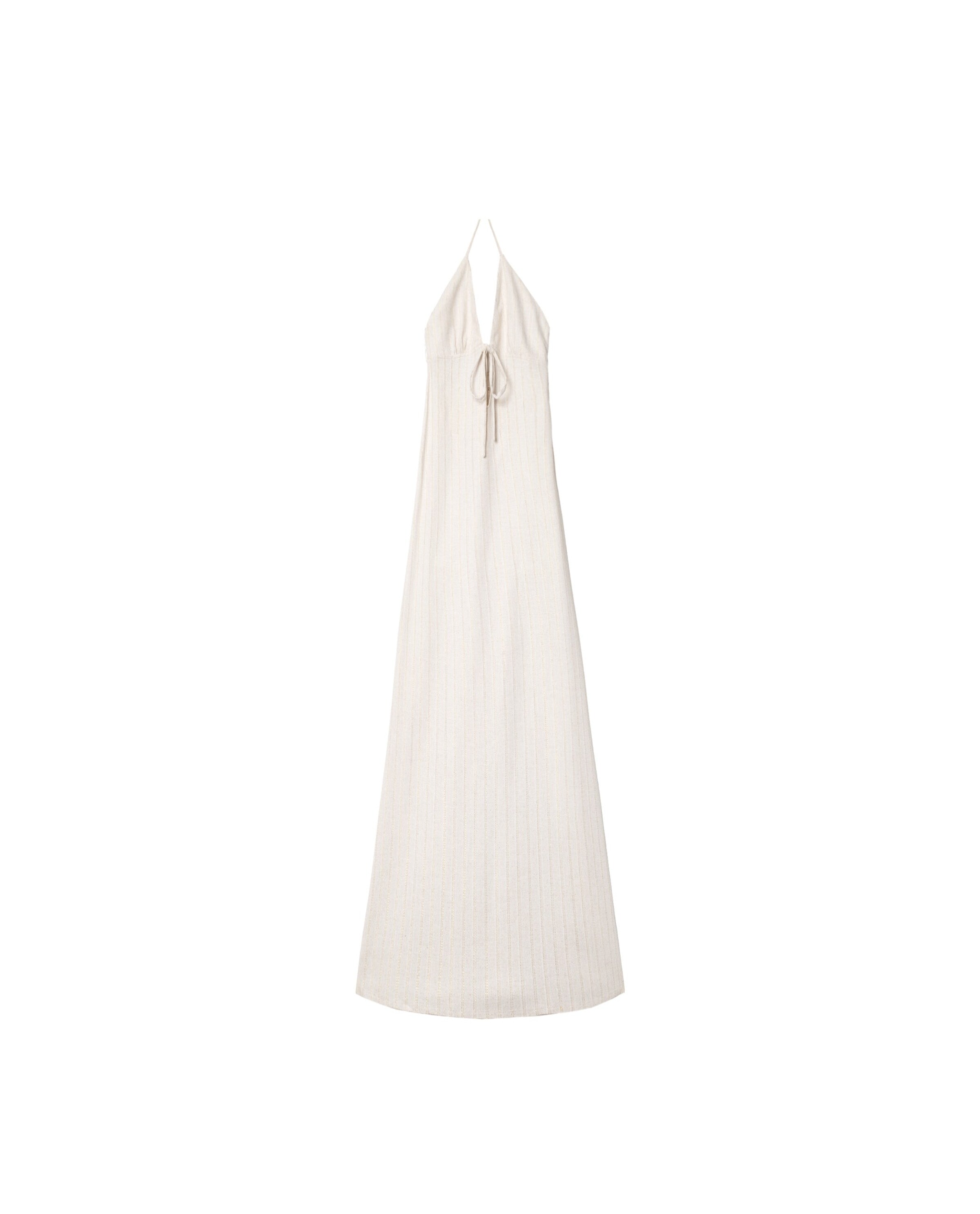 THE-ARE - Vestido de punto en blanco: frente
