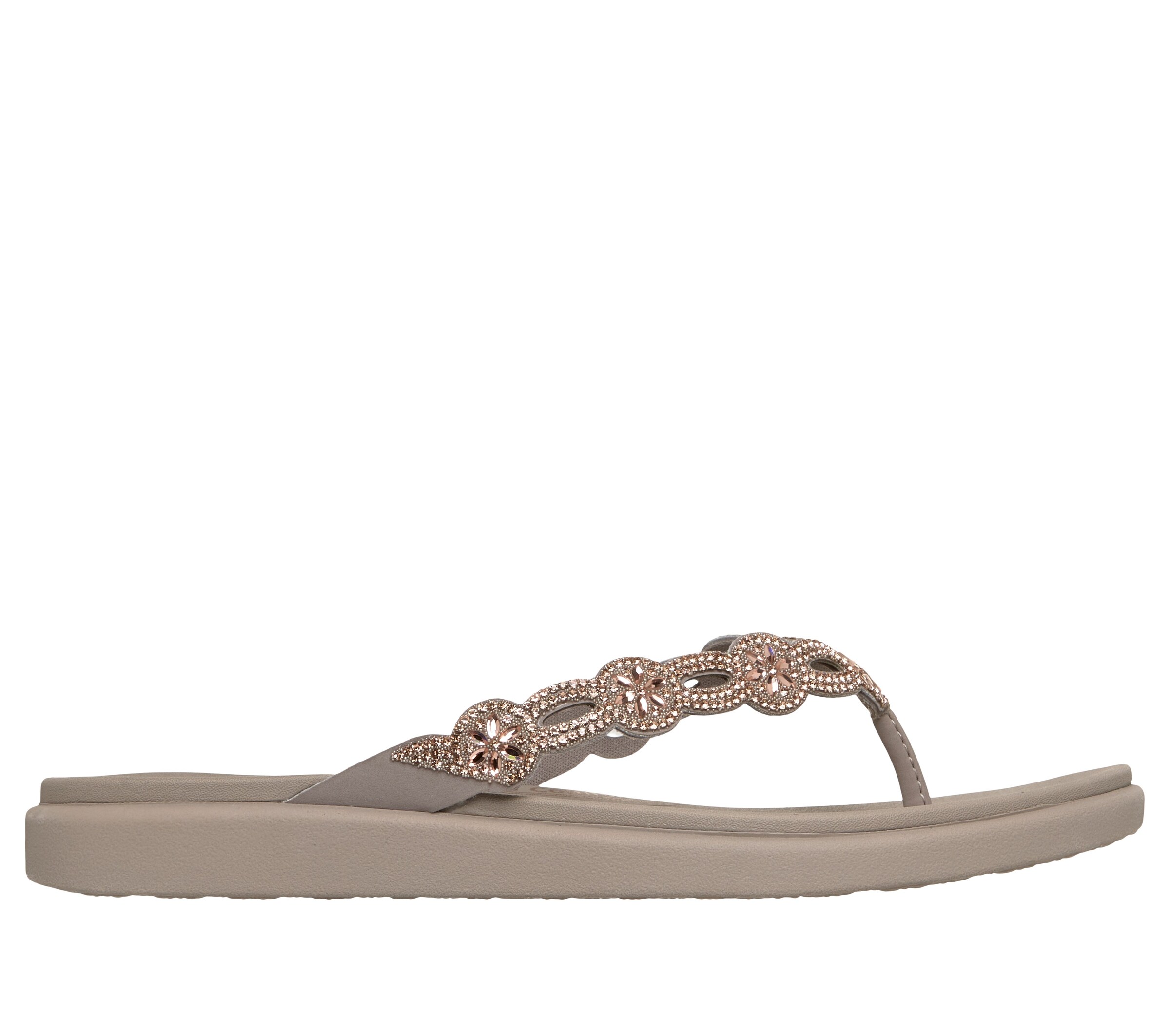 SKECHERS T-Bar Sandals in Brown