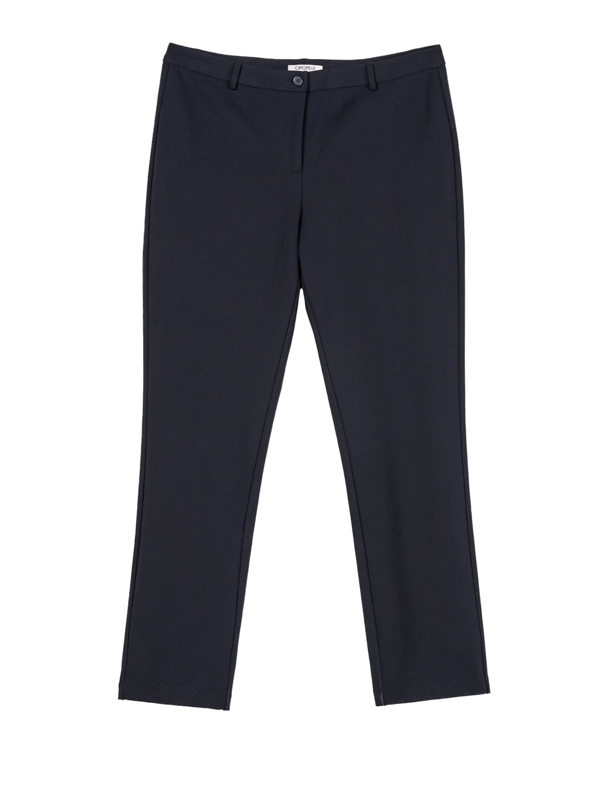 Effilé Pantalon Camomilla Italia en noir : devant