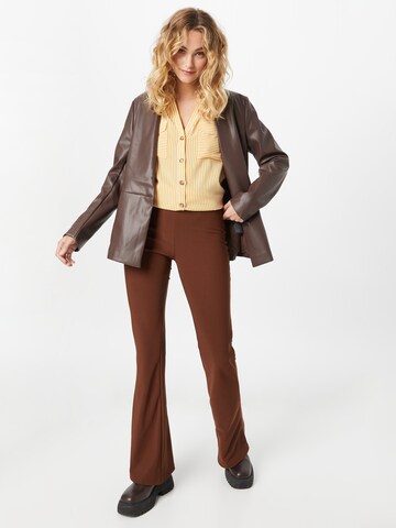 VERO MODA Bluse 'VMBumpy' in Gelb
