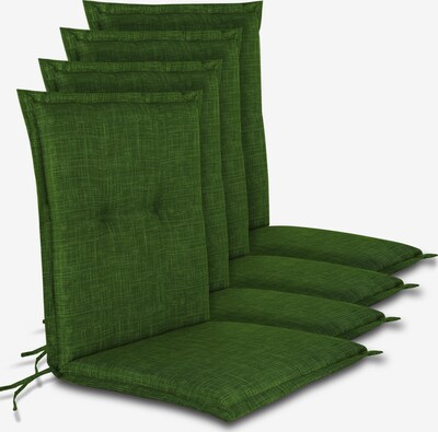 Aspero Stuhlauflagen 'Bari' in grün, Produktansicht