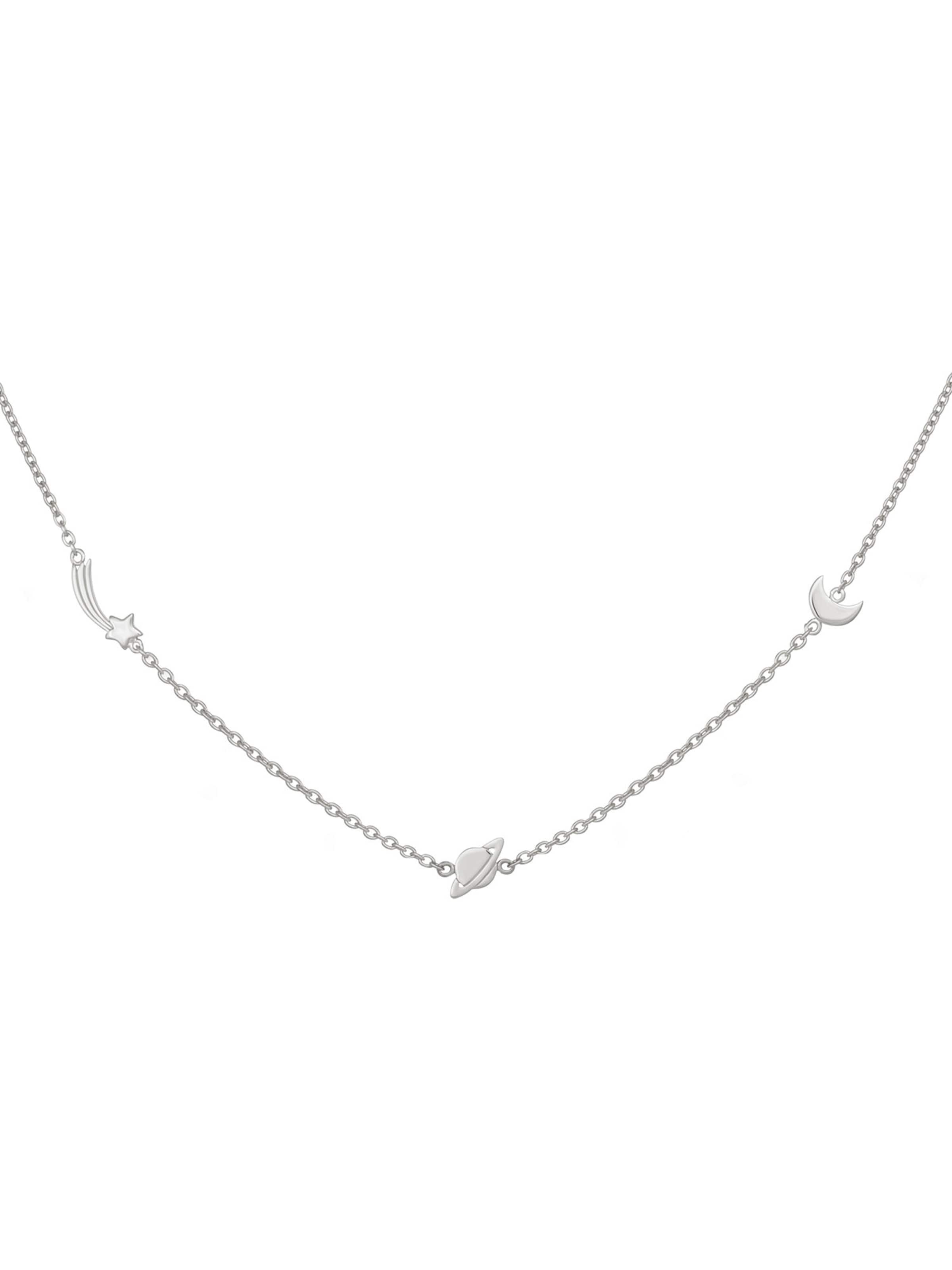 Chaîne ' ' caï en argent : devant