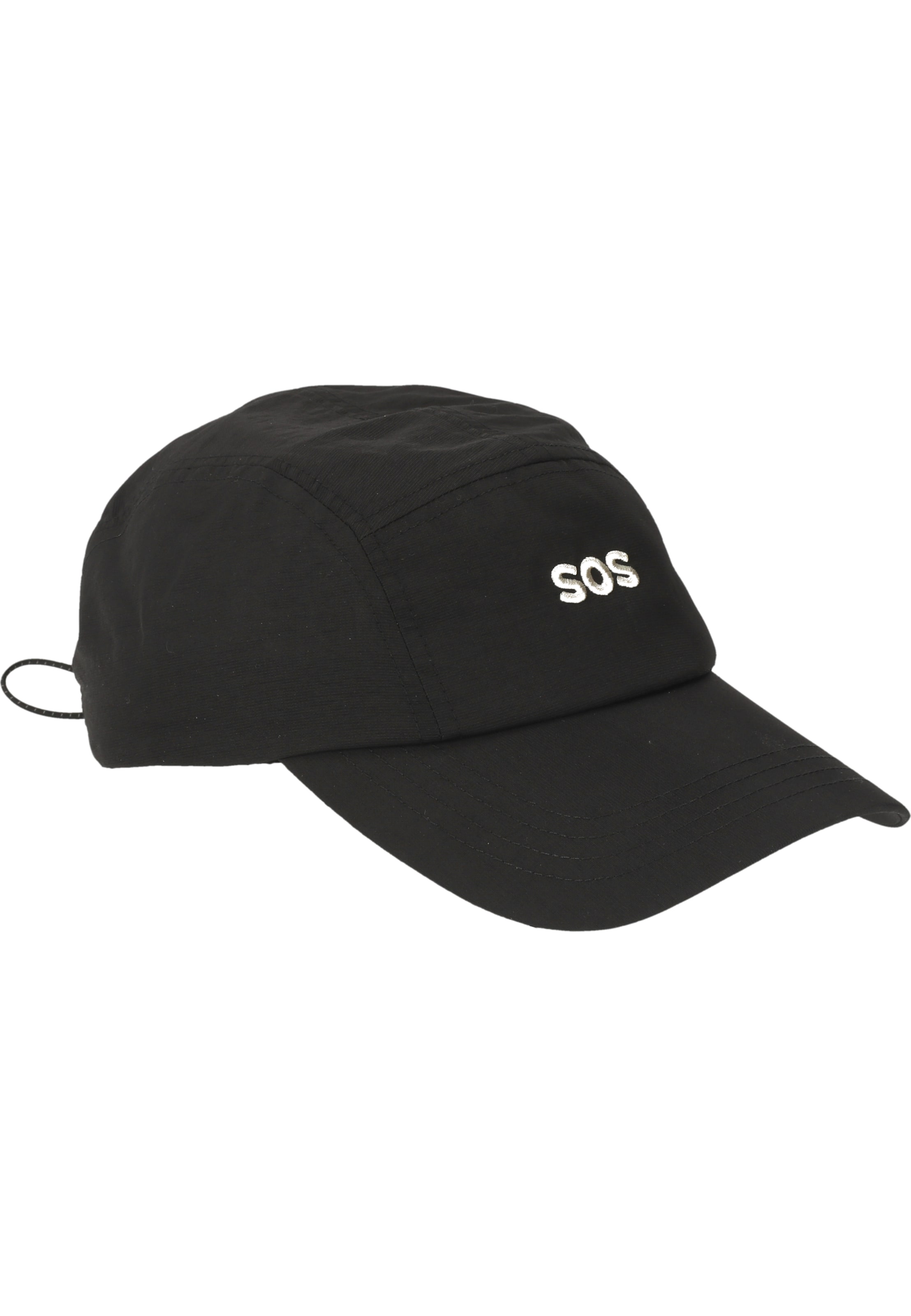 SOS Sportcap 'Collose' in Schwarz: Vorderseite