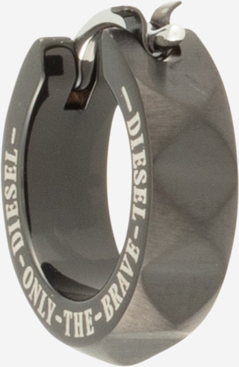 DIESEL Kolczyki w kolorze czarny / białym, Podgląd produktu